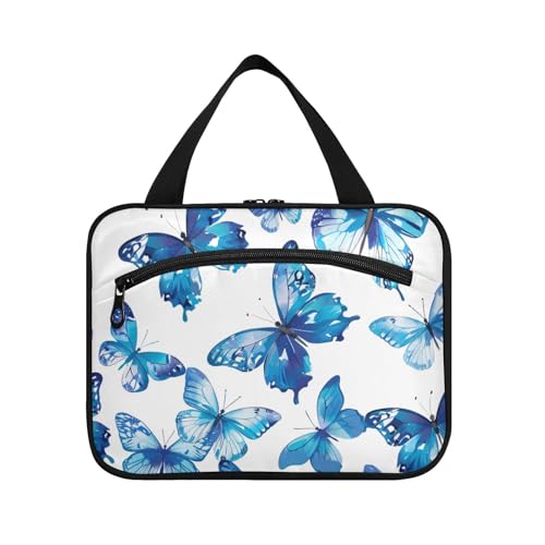 Reiseetui zum Aufhängen von Toilettenartikeln mit Haken, Designer-Mode-Tasche für Make-up für Herren, Toilette, Bolsa, Para, Guardar, Maquillaje L, Schmetterlinge, Large Reiseetui zum Aufhängen von Toilettenartikeln mit Haken, Designer-Mode-Tasche für Make-up für Herren, Toilette, Bolsa, Para, Guardar, Maquillaje L, Schmetterlinge, Large von EtherSpher
