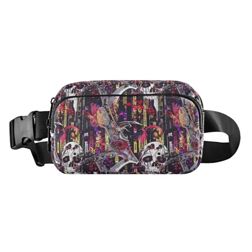 Scythe Of Death Stilvolle Crossbody-Tasche für Männer und Frauen, Mehrzweck-Croose-Körper-Geldbörse mit verstellbarem Riemen für Reisen, Urlaub, Laufen, Sense des Todes, 1 size von EtherSpher