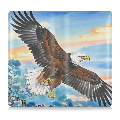 Tintenmalerei Egal Vogelleder Toursuit Auto Zulassung und Versicherungskartenhalter Automobile Wallet Case Organizer für jedes Auto, LKW, Motorrad, Anhänger oder Boot von EtherSpher