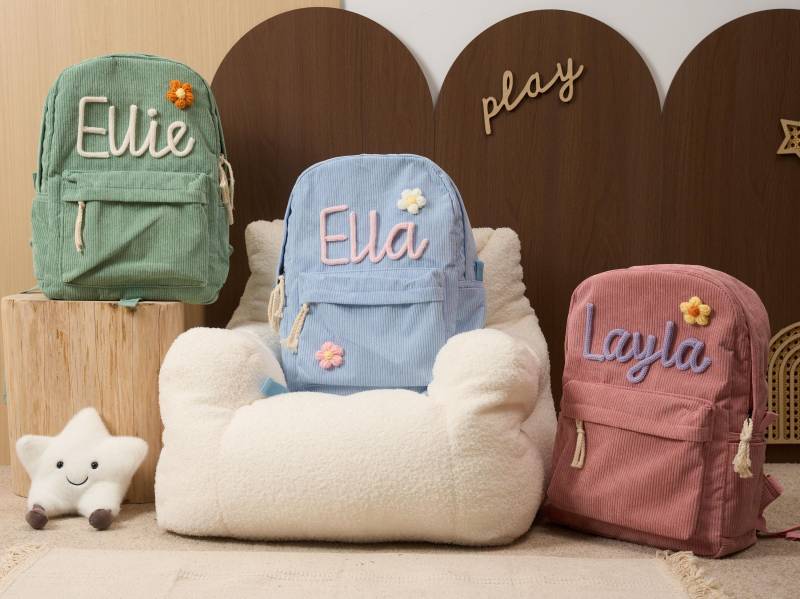 Benutzerdefinierte Kleinkind Rucksack | Vorschulrucksack Buchtasche Lunchbag Für Kinder Kinderrucksack Mit Name von EtherealEssenceArtCo