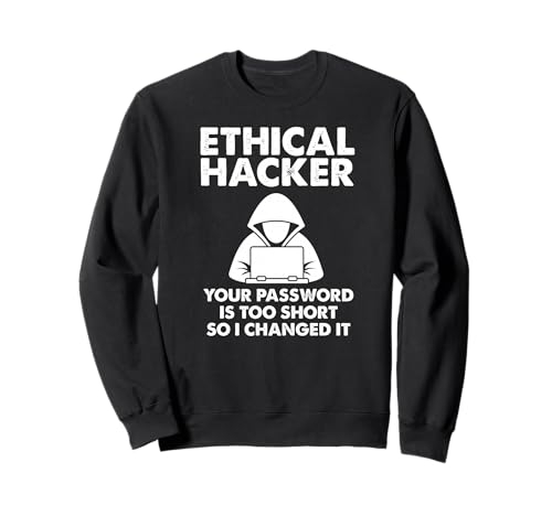 Lustige Hacker-Kunst für Männer und Frauen, Hacking-Liebhaber, Computer-Nerd Sweatshirt Lustige Hacker-Kunst für Männer und Frauen, Hacking-Liebhaber, Computer-Nerd Sweatshirt von Ethical Hacker Gift IT Cyber Security Accessories