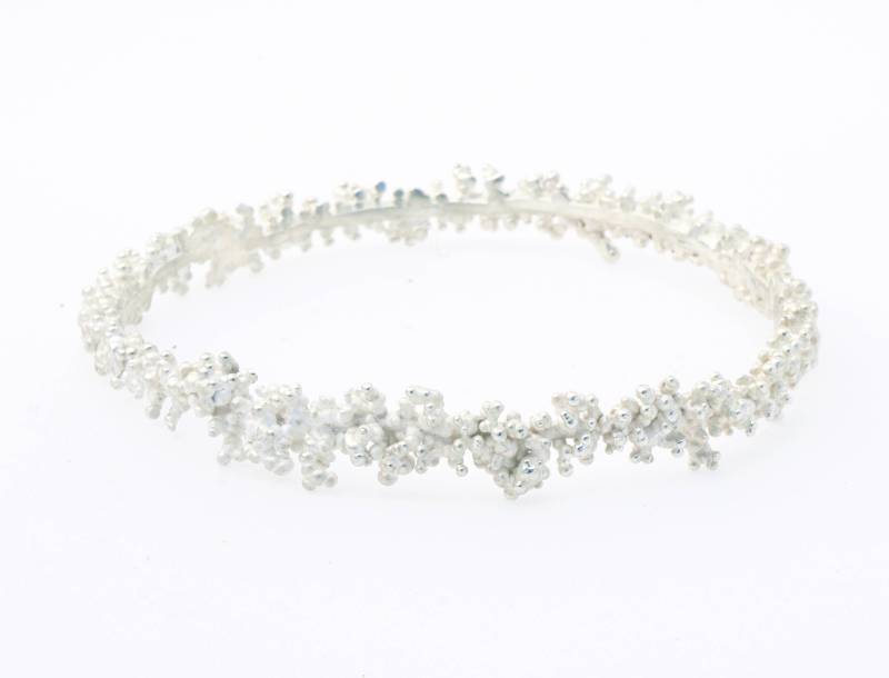 Armreif in Fairmined Silber, 925/000-Fair Silber Neues Design Rosee Kollektion Unendlichkeit Der Tropfen Andere Form Autor Schmuck Armreif in Fairmined Silber, 925/000-Fair Silber Neues Design Rosee Kollektion Unendlichkeit Der Tropfen Andere Form Autor Schmuck von EthicaljewelryEB