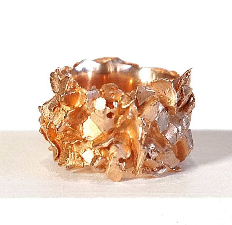 Ring in Fairmined Silber Fein Rotvergoldet Ring in Fairmined Silber Fein Rotvergoldet von EthicaljewelryEB