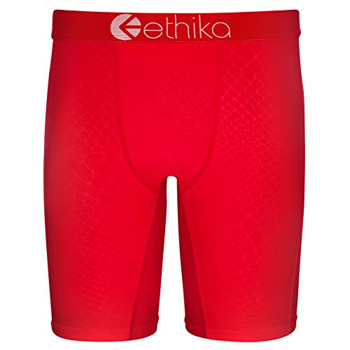 Ethika Herren-Boxershorts, Python-Prägung, Rot, Python-Prägung, Rot, XX-Large Ethika Herren-Boxershorts, Python-Prägung, Rot, Python-Prägung, Rot, XX-Large von Ethika