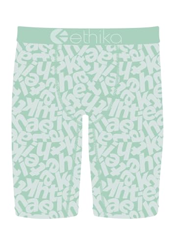 Ethika Herren-Boxershorts | E - Life, Blaugrün/Ein Hauch von Paradies (Trace of Paradise), Large von Ethika