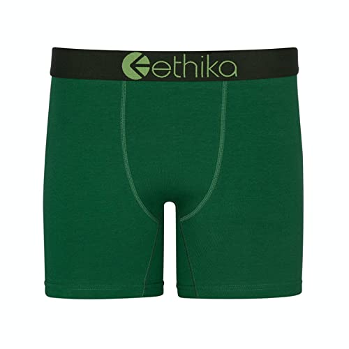 Ethika Herren Mid Boxershorts | Victory Green (Sortiert, Mittel) von Ethika