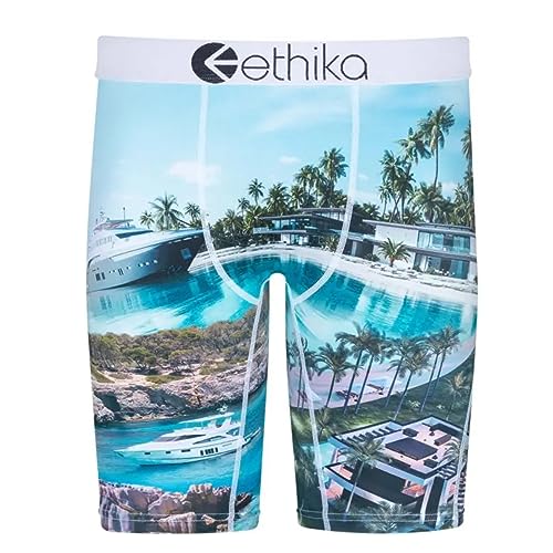 Ethika Herren Boxershorts | Yacht Club, Blau, M von Ethika