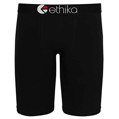 Ethika Herren Boxershorts mit Stapeln | BlackOut (sortiert, klein) von Ethika