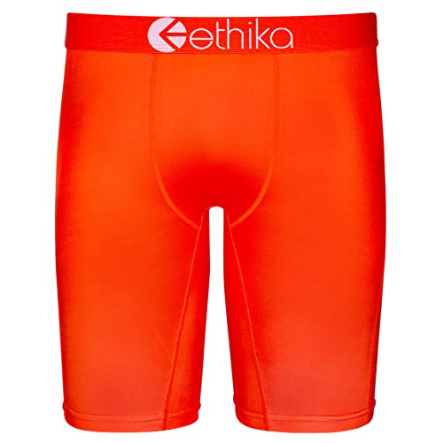 Ethika Herren Boxershorts mit Stapeln | Native Orange (sortiert, X-Large) von Ethika