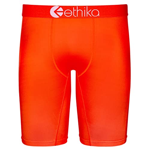 Ethika Herren Boxershorts mit Stapeln | Native Orange (sortiert, mittel) von Ethika