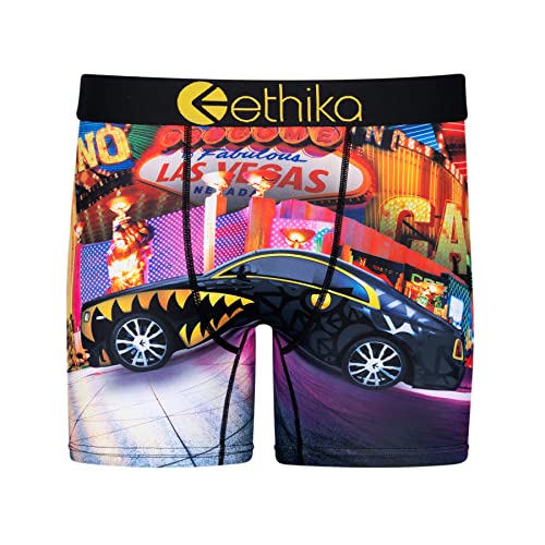 Ethika Herren-Boxershorts, hohe Einsätze, Hohe Heringe, Large von Ethika