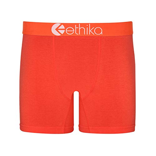 Ethika Herren Mid Boxershorts | Native Orange (sortiert, X-Large) von Ethika