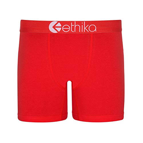 Ethika Herren Mid Boxershorts | Rot Maschinenrot (Sortiert, Mittel) von Ethika