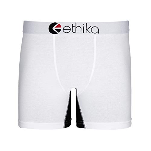 Ethika Herren Mid Boxershorts | Weiß OG (Groß, l) von Ethika