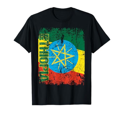 ÄTHIOPIEN Flagge Damen Herren Kinder ÄTHIOPIEN T-Shirt von Ethiopia Family Shop