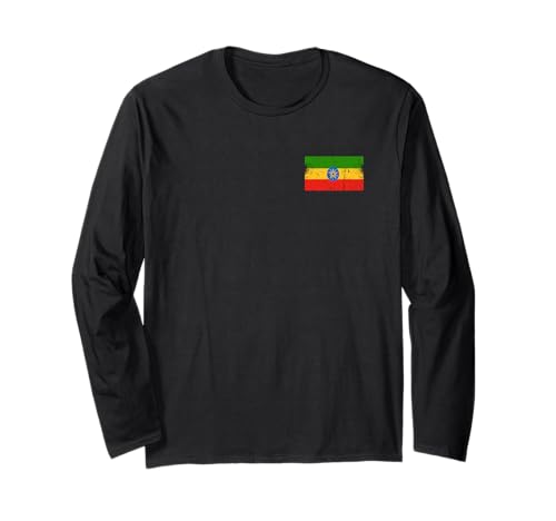 Äthiopien Flagge Grafik für Männer Frauen Kinder Langarmshirt Äthiopien Flagge Grafik für Männer Frauen Kinder Langarmshirt von Ethiopia Flag Graphic Store