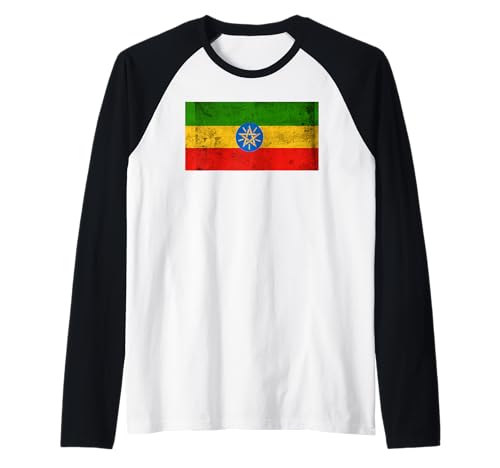 Äthiopien Flagge Grafik für Männer Frauen Kinder Raglan Äthiopien Flagge Grafik für Männer Frauen Kinder Raglan von Ethiopia Flag Graphic Store