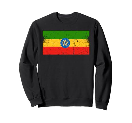 Äthiopien Flagge Grafik für Männer Frauen Kinder Sweatshirt von Ethiopia Flag Graphic Store