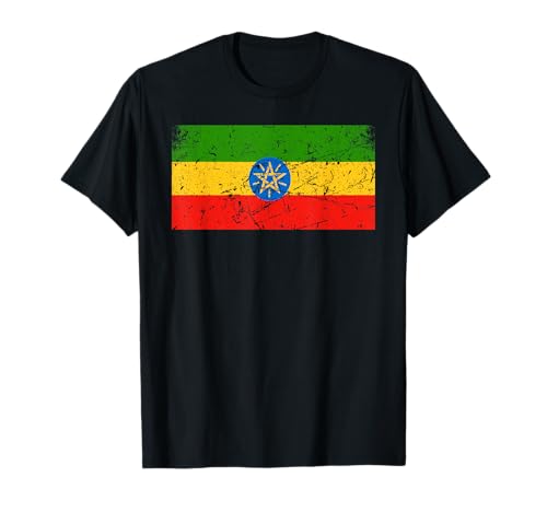 Äthiopien Flagge Grafik für Männer Frauen Kinder T-Shirt von Ethiopia Flag Graphic Store
