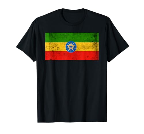 Äthiopien Flagge Grafik für Männer Frauen Kinder T-Shirt von Ethiopia Flag Graphic Store