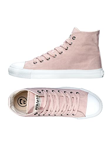 Ethletic Unisex Fair Trainer White Cap Hi Cut Sneaker, pink, 36 EU von Ethletic