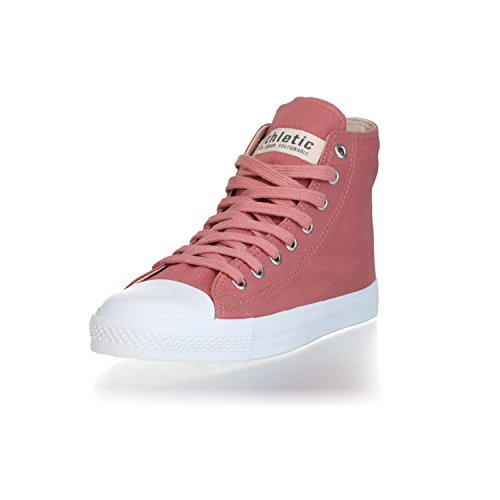 Ethletic Unisex 'Fair Trainer White Cap High Cut' Sneaker, Rose Dust Just White, 44 EU von Ethletic