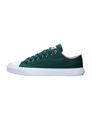 Ethletic Unisex 'Fair Trainer White Cap Low Cut' Sneaker, Emerald Velvet Just White, 41 EU von Ethletic