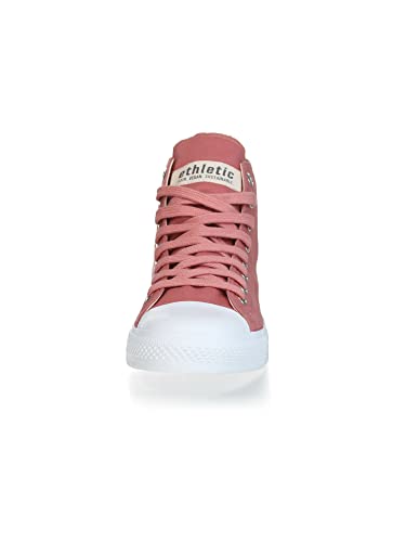 Ethletic Unisex Fair Trainer White Cap Hi Cut Collection 18 Sneaker, Rose Dust Just White, 36 EU von Ethletic