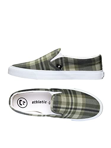 Ethletic Unisex Fair Deck Collection Sneaker, Tartan Mystic Green, 37 EU von Ethletic