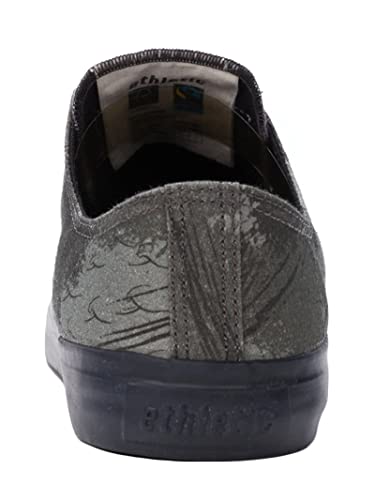 Ethletic Unisex Fair Trainer Cap Lo Cut Collection 18 Sneaker, Dove Camo Olive | Jet Black, 39 EU von Ethletic