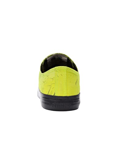 Ethletic Unisex Fair Trainer Black Cap Lo Cut Sneaker, Dove Camo Neon Lime Jet Black, 37 EU von Ethletic