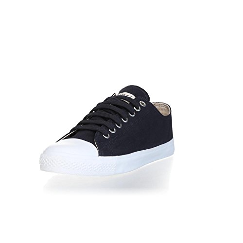 Ethletic Unisex Fair Trainer White Cap Lo Cut Collection 18 Sneaker, Black Navy Just White, 39 EU von Ethletic