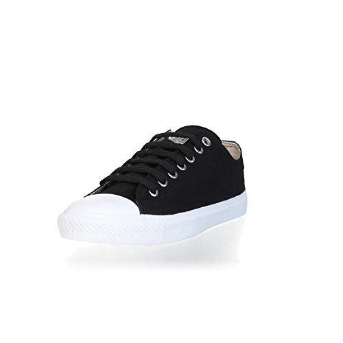 Ethletic Unisex Fair Trainer White Cap Lo Cut Collection 18 Sneaker, Jet Black Just White, 38 EU von Ethletic