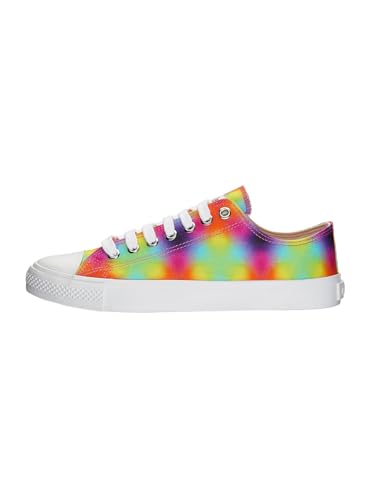 Ethletic Unisex 'Fair Trainer White Cap Low Cut' Sneaker, Kaleidoscope Sunset Just White, 40 EU von Ethletic