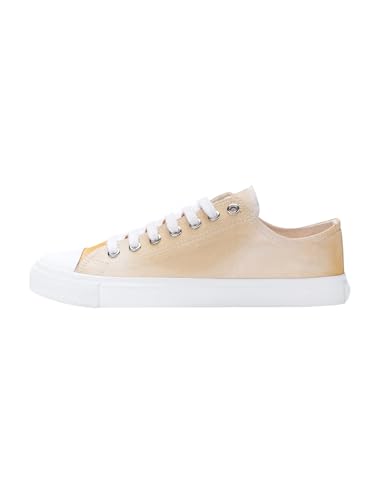 Ethletic Unisex 'Fair Trainer White Cap Low Cut' Sneaker, Golden Shine Just White, 38 EU Schmal von Ethletic