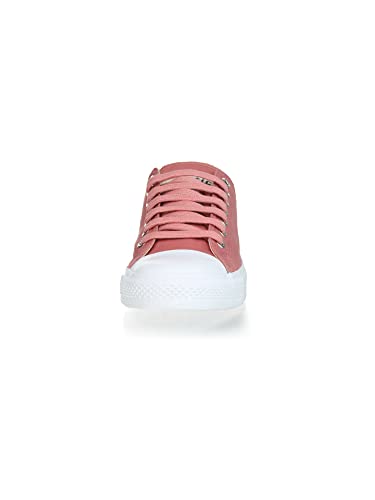 Ethletic Unisex Fair Trainer White Cap Lo Cut Collection 18 Sneaker, Rose Dust Just White, 36 EU von Ethletic