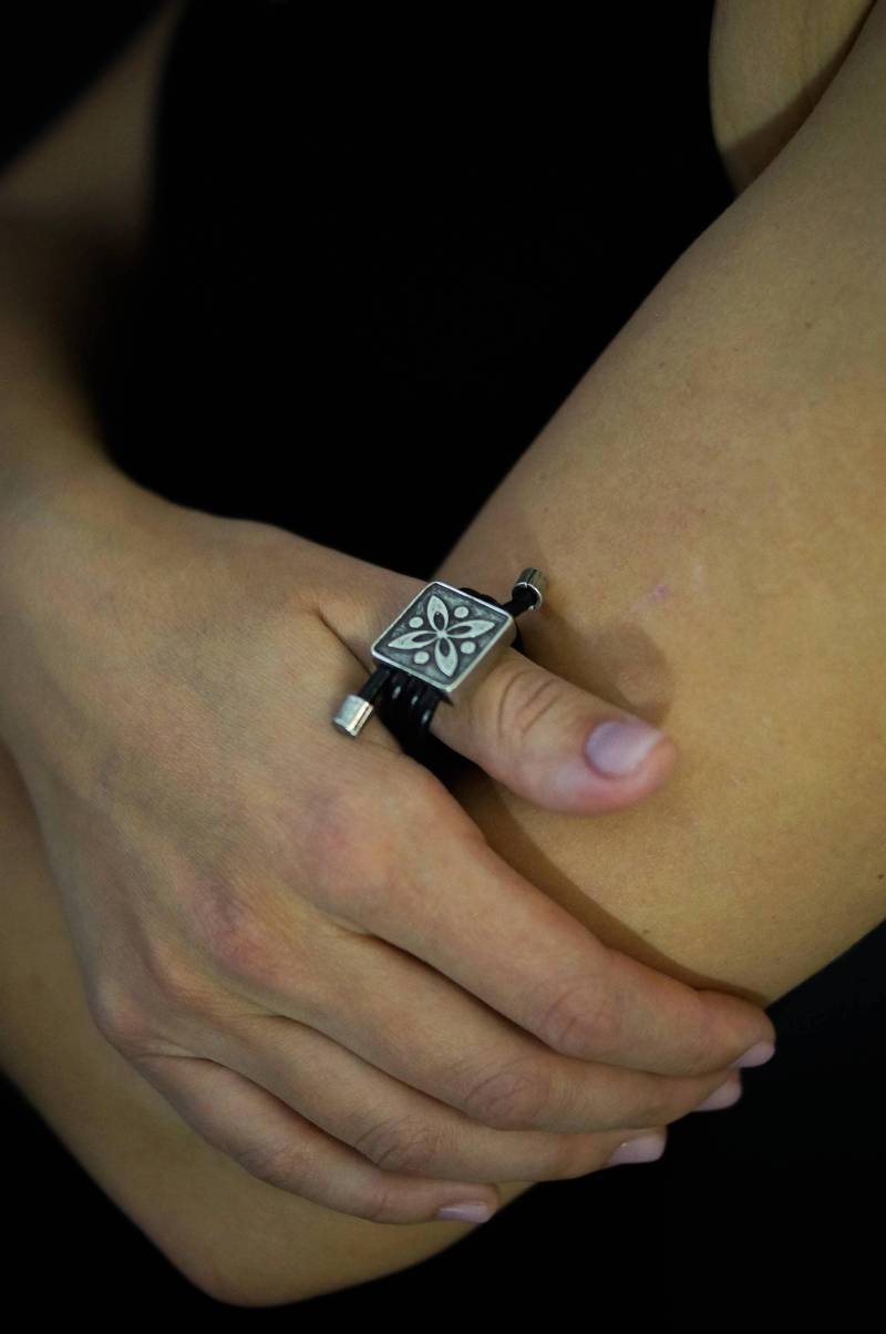 statement Ring Verstellbar Männer Frauen Unisex Leder Lederring Für Boho von EthnicStories