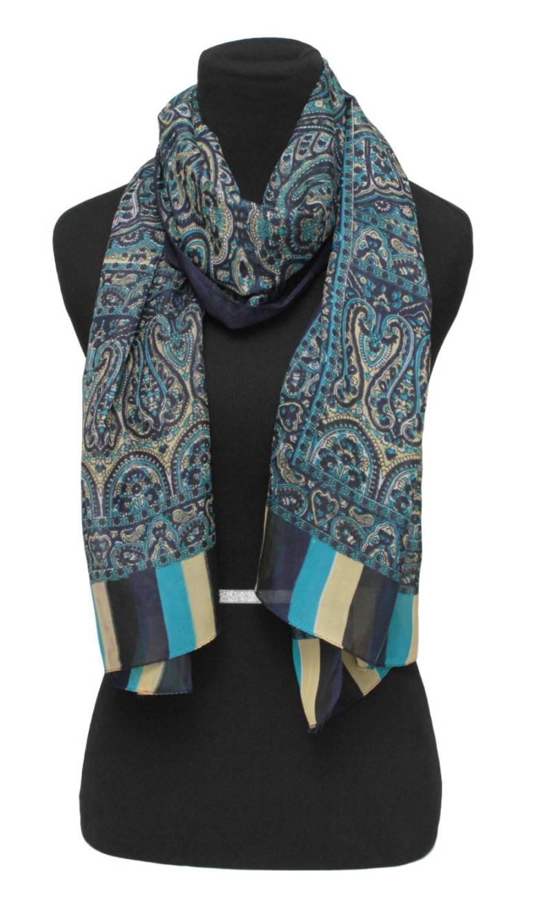 Seidenschal Paisley Vintage Ethnic Print Dupatta von EthnicityLLC