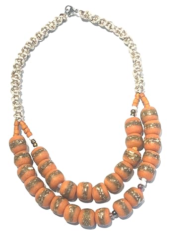 Ethnos Barcelona - Doppeltes Perlenhalsband. Länge: 40 cm. von Ethnos Barcelona