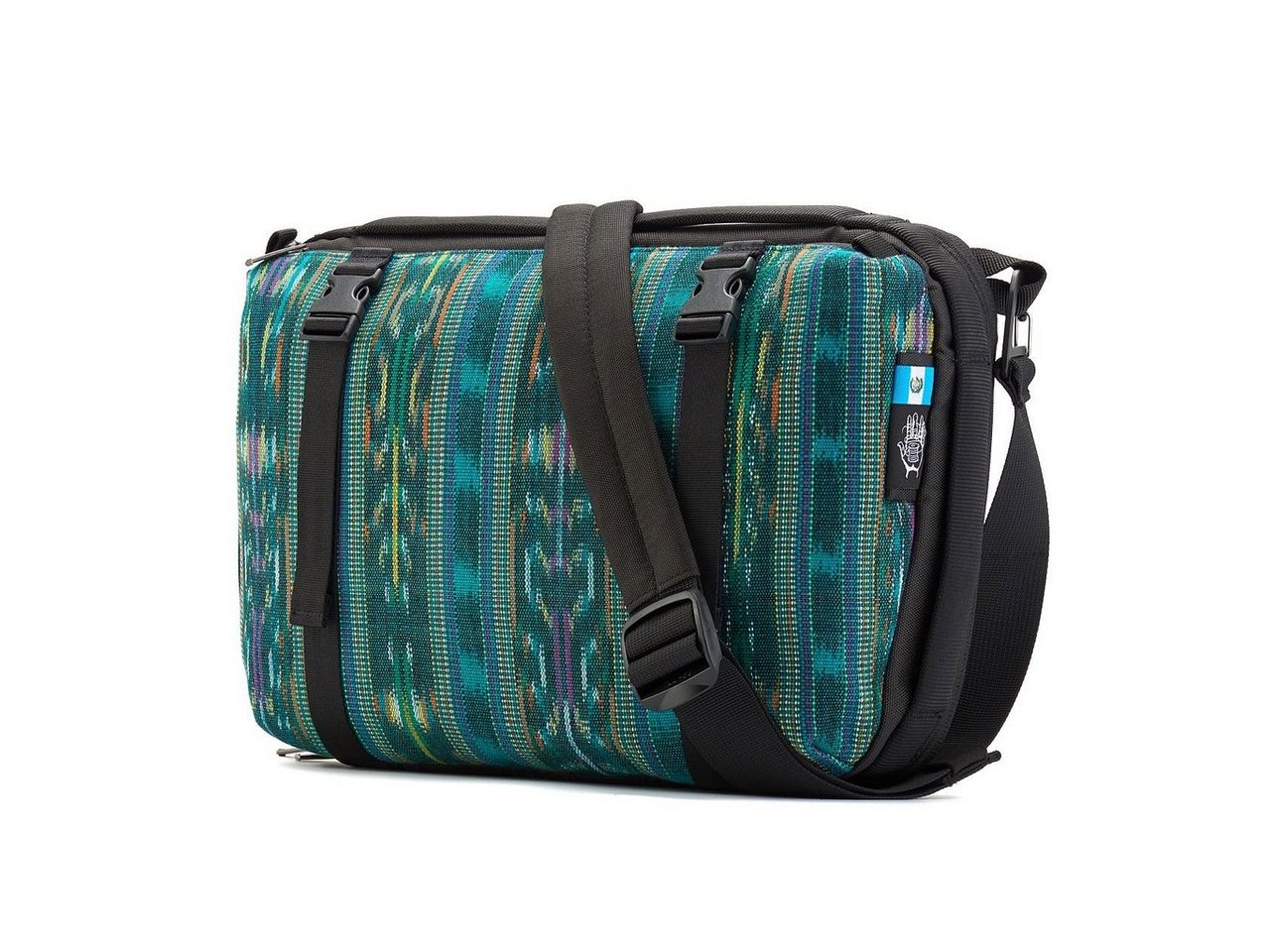 Ethnotek Laptoptasche Somanya Sling Messenger Tasche, Umhängetasche aus Recycling PET Material von Ethnotek