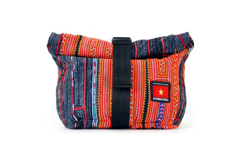 Ethnotek Messenger Bag Cyclo Sling Umhängetasche, Kunsthandwerker Stoff von Ethnotek