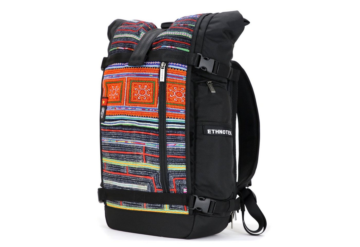 Ethnotek Rucksack Ethnotek Raja Tagesrucksack 30 Classic, – kompakter Laptoprucksack, nachhaltig & handgewebt, 30 L Ethnotek Rucksack Ethnotek Raja Tagesrucksack 30 Classic, – kompakter Laptoprucksack, nachhaltig & handgewebt, 30 L von Ethnotek