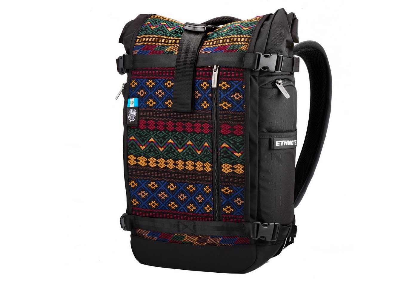 Ethnotek Rucksack Ethnotek Raja Tagesrucksack 30 Classic, – kompakter Laptoprucksack, nachhaltig & handgewebt, 30 L Ethnotek Rucksack Ethnotek Raja Tagesrucksack 30 Classic, – kompakter Laptoprucksack, nachhaltig & handgewebt, 30 L von Ethnotek