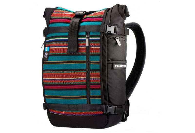 Ethnotek Rucksack Ethnotek Raja Tagesrucksack 30 Classic, – kompakter Laptoprucksack, nachhaltig & handgewebt, 30 L Ethnotek Rucksack Ethnotek Raja Tagesrucksack 30 Classic, – kompakter Laptoprucksack, nachhaltig & handgewebt, 30 L von Ethnotek