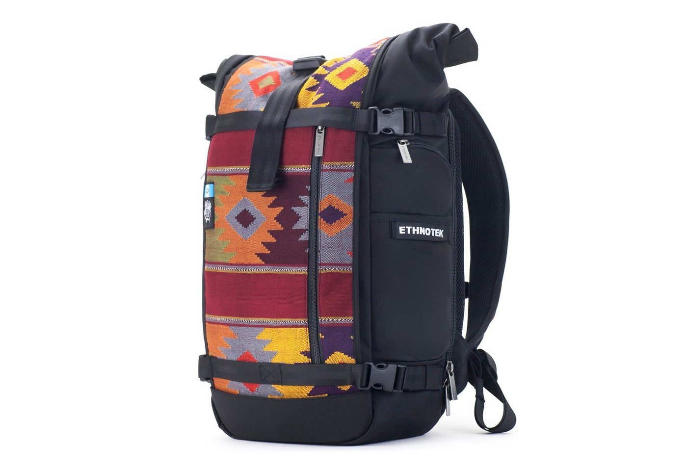 Ethnotek Rucksack Ethnotek Raja Tagesrucksack 30 Classic, – kompakter Laptoprucksack, nachhaltig & handgewebt, 30 L Ethnotek Rucksack Ethnotek Raja Tagesrucksack 30 Classic, – kompakter Laptoprucksack, nachhaltig & handgewebt, 30 L von Ethnotek