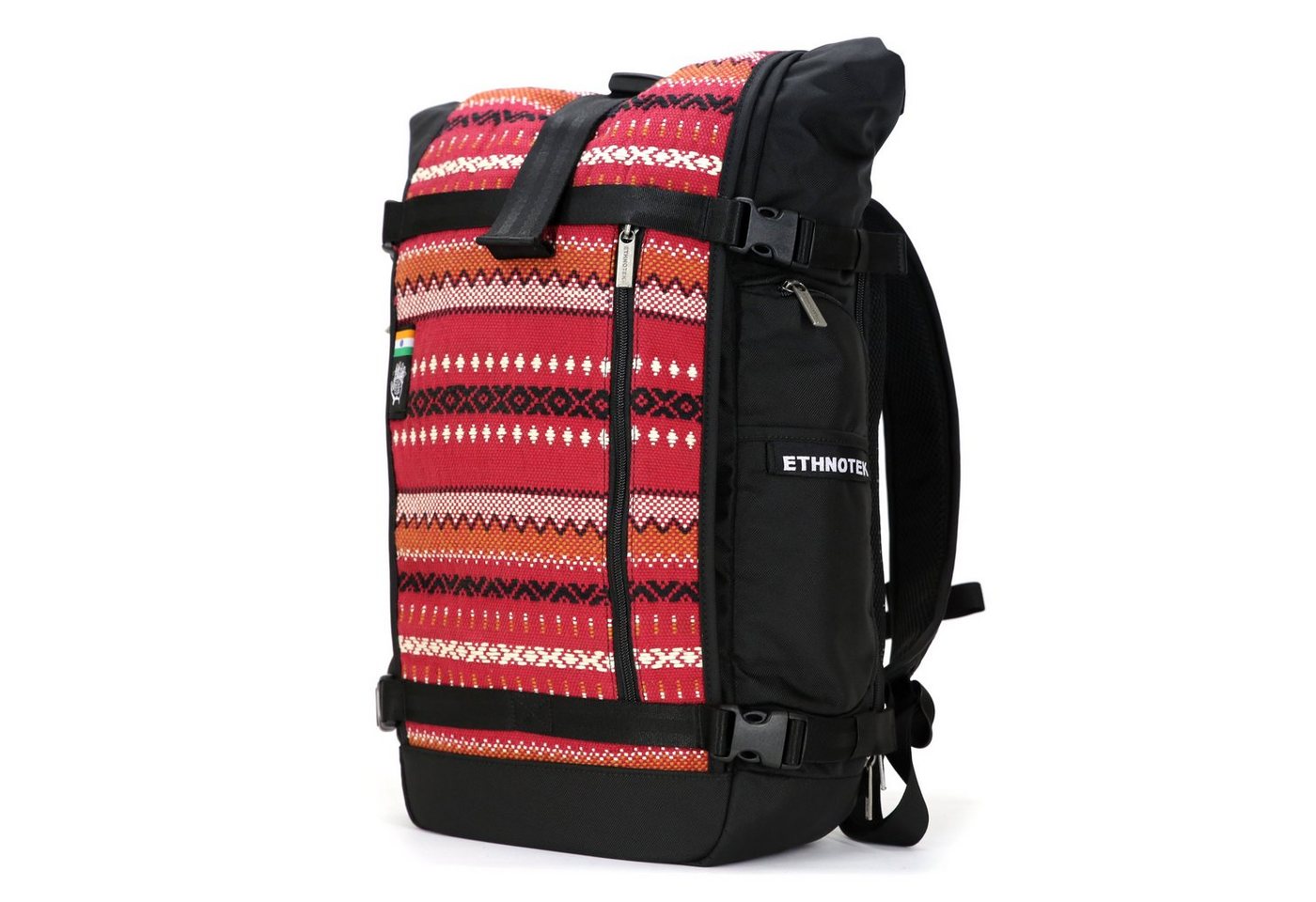 Ethnotek Rucksack Ethnotek Raja Tagesrucksack 30 Classic, – kompakter Laptoprucksack, nachhaltig & handgewebt, 30 L Ethnotek Rucksack Ethnotek Raja Tagesrucksack 30 Classic, – kompakter Laptoprucksack, nachhaltig & handgewebt, 30 L von Ethnotek