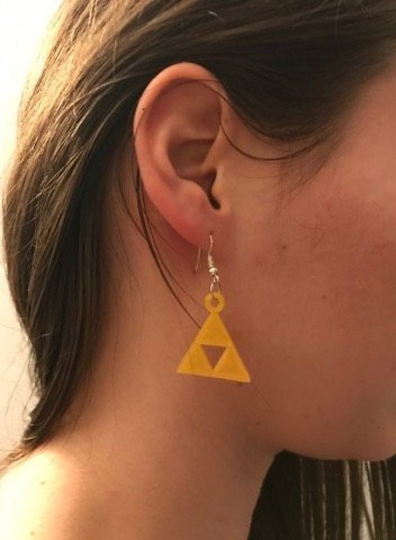 Zelda-Triforce-Ohrringe Zelda-Triforce-Ohrringe von EtiLou3D
