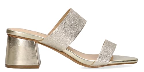 Etika Damensandalen mit Absatz 90002 in Gold, gold, 38 EU von Etika