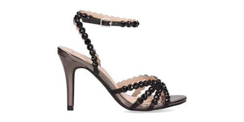 Etika Party-Sandalen mit Absatz 90010 in Schwarz für Damen, Schwarz , 36 EU von Etika