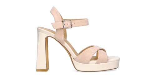 Etika Sandalen mit Absatz 90013 in Beige für Damen, beige, 37 EU von Etika